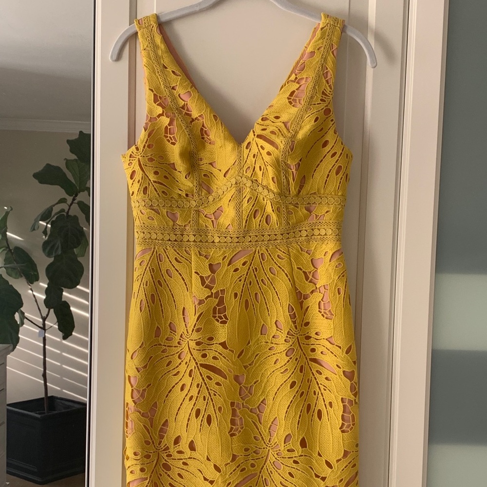 Maeve yellow dress from Anthropologie